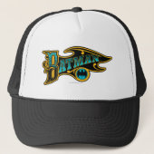 Batman |  Logo Turquoise Trucker Pet (Voorkant)