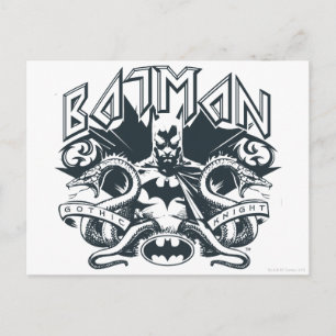 Batman   Logo van slangen Briefkaart