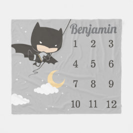Batman Maandelijkse mijlpaal Baby Fleece Deken