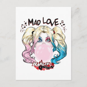 Batman   Mad Love Harley Quinn kauwgom Briefkaart