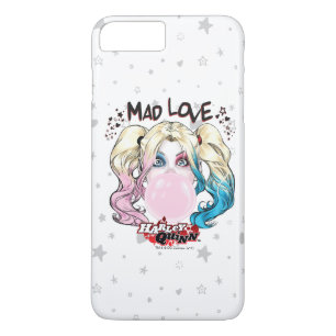 Batman Mad Love Harley Quinn kauwgom iPhone 8 Plus / 7 Plus Hoesje