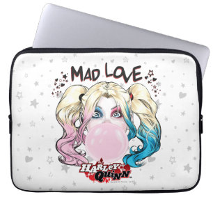 Batman Mad Love Harley Quinn kauwgom Laptop Sleeve