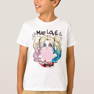 Batman Mad Love Harley Quinn kauwgom T-shirt