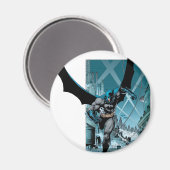 Batman met achtergrond stad magneet (Voorkant / Achterkant)