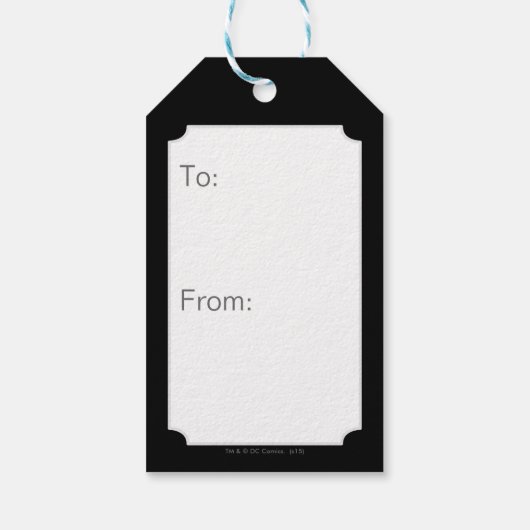 Batman met Batclaw Cadeaulabel (Achterkant)