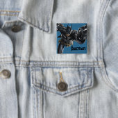 Batman met Batclaw Vierkante Button 5,1 Cm (In situ)