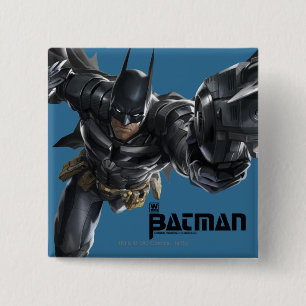 Batman met Batclaw Vierkante Button 5,1 Cm