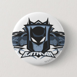 Batman met Batmobiles Ronde Button 5,7 Cm