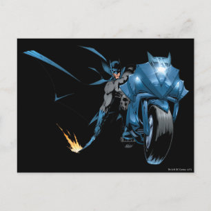 Batman met cyclus briefkaart