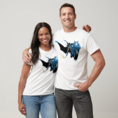 Batman met cyclus t-shirt (Unisex)