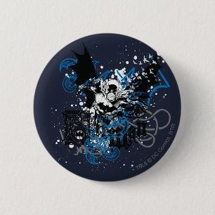 Batman met Knotwork Collage Ronde Button 5,7 Cm