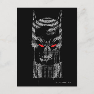 Batman met mantra briefkaart