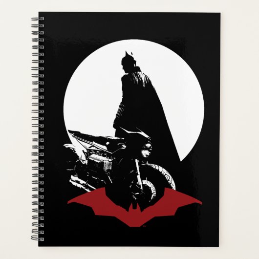 Batman Motorcycle Silhouette (Devant)