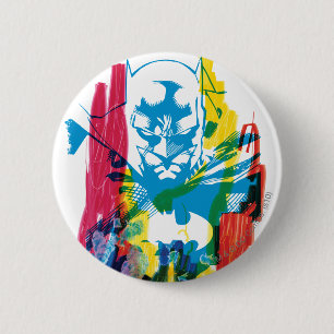Batman Neon Marker Collage Ronde Button 5,7 Cm
