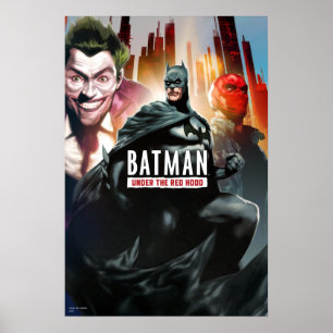 Batman onder het Rode Hood Poster