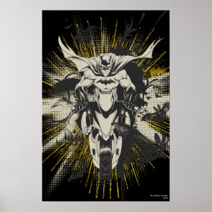 Batman op Bike Poster