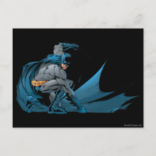 Batman op de grond briefkaart