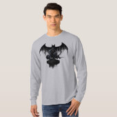 Batman op een piloot t-shirt (Voorkant volledig)