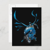 Batman op fiets briefkaart (Voorkant / Achterkant)