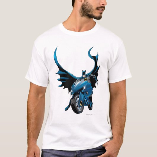 Batman op fiets t-shirt (Voorkant)