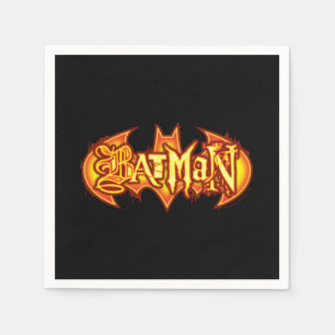 Batman   Oranje seizoensgebonden Logo Servet
