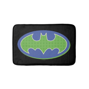 Batman   Paars en groen symbool Badmat