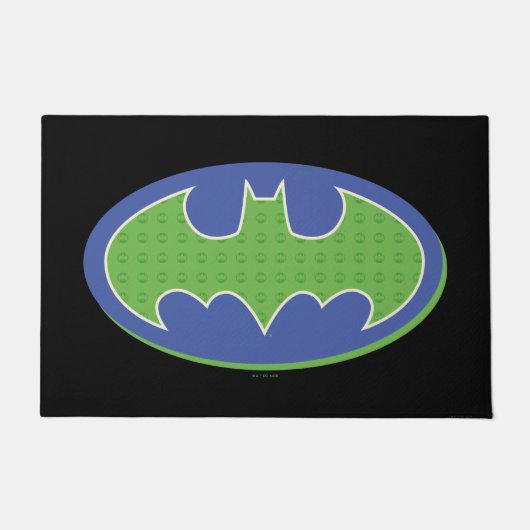 Batman | Paars en groen symbool Deurmat (Voorkant)