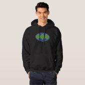 Batman | Paars en groen symbool Hoodie (Voorkant volledig)