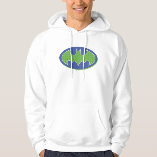 Batman | Paars en groen symbool Hoodie (Voorkant)