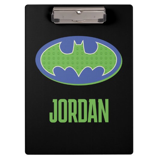 Batman | Paars en groen symbool Klembord (Voorkant)