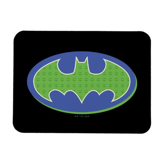Batman | Paars en groen symbool Magneet (Horizontaal)
