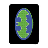 Batman | Paars en groen symbool Magneet (Verticaal)