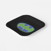 Batman | Paars en groen symbool Papieren Bordje (Gebogen)