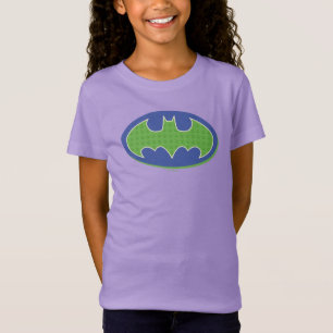 Batman Paars en groen symbool T-shirt