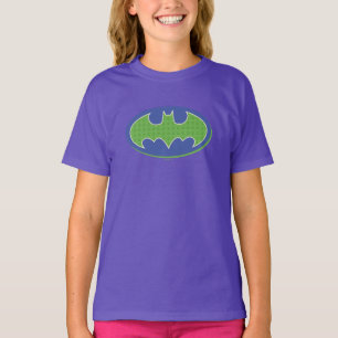Batman Paars en groen symbool T-shirt