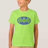 Batman | Paars en groen symbool T-shirt (Voorkant)