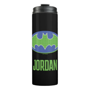 Batman   Paars en groen symbool Thermosbeker