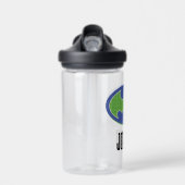 Batman | Paars en groen symbool Waterfles (Voorkant)