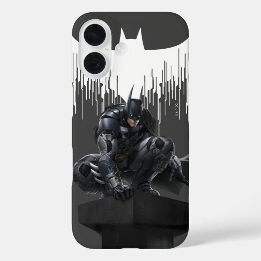 Batman Perched op een pilaar Case-Mate iPhone Case (Achterkant)