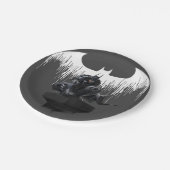 Batman Perched op een pilaar Papieren Bordje (Gekanteld)