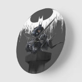 Batman Perched op een pilaar Ronde Klok (Hoek)