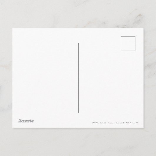 Batman | Prettig feest Joker & Harley Quinn Feestdagenkaart (Achterkant)