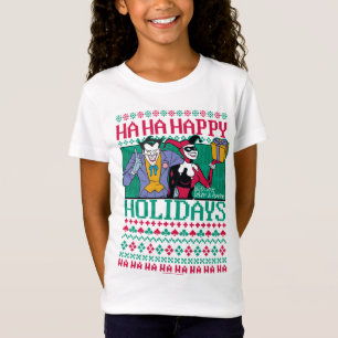 Batman Prettige feestdagen Joker en Harley Quinn T-shirt
