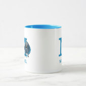 Batman Protector | Uw monogram en naam toevoegen Mok (Midden)