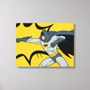 Batman Punch Canvas Afdruk