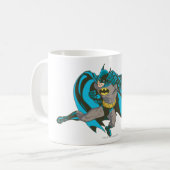 Batman Punching 1 Koffiemok (Voorkant links)