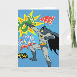 Batman Punching Graphic Kaart