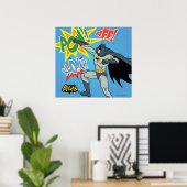 Batman Punching Graphic Poster (Thuiskantoor)