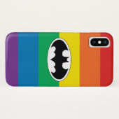 Batman Rainbow Logo Case-Mate iPhone Case (Achterkant (horizontaal))