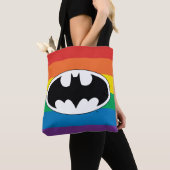 Batman Rainbow Logo Draagtas (Dichtbij)